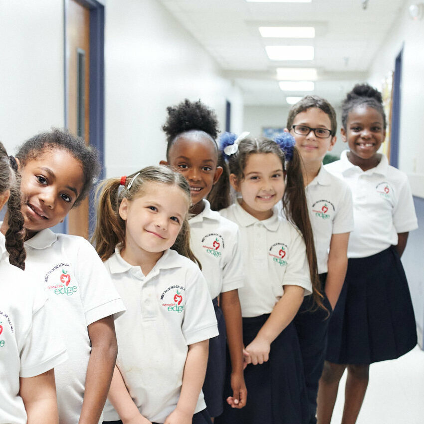 6 kids smiling