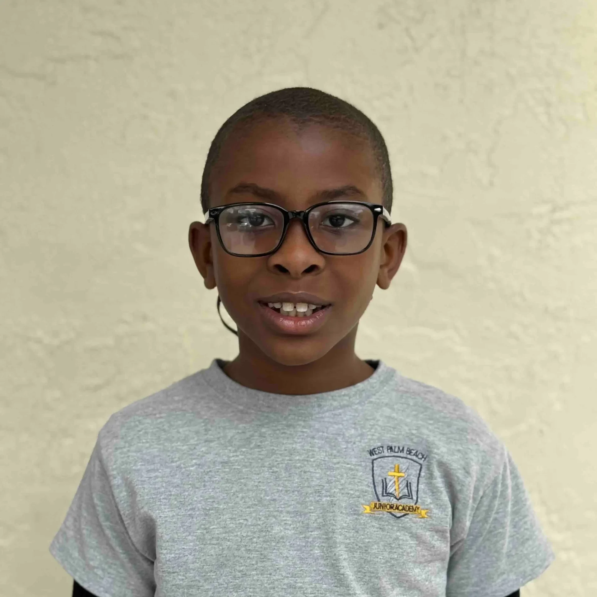 WPBJA Male Student smiling at camera